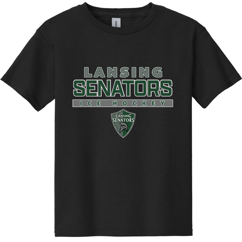 Lansing Senators Youth Heavy Cotton 100% Cotton T-Shirt