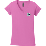 North Park Hockey Softstyle Ladies Fit V-Neck T-Shirt