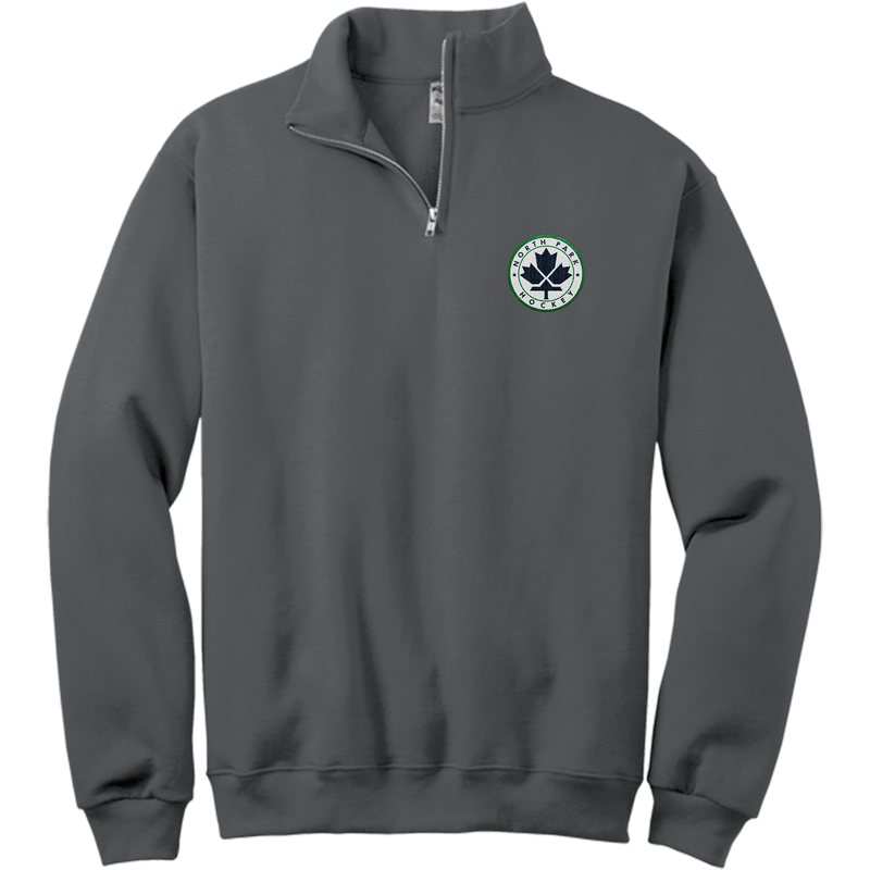 North Park Hockey NuBlend 1/4-Zip Cadet Collar Sweatshirt