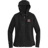 Jr. Mounties New Era Ladies French Terry Full-Zip Hoodie