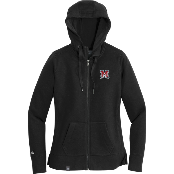Jr. Mounties New Era Ladies French Terry Full-Zip Hoodie