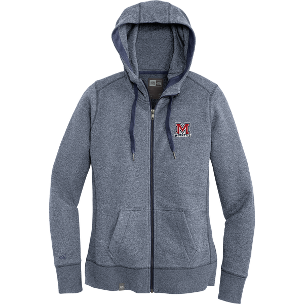Jr. Mounties New Era Ladies French Terry Full-Zip Hoodie