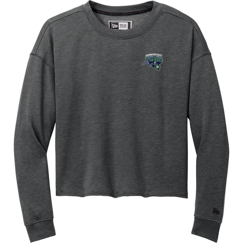 Kensington Valley Raiders New Era Ladies Tri-Blend Fleece Crop Crew