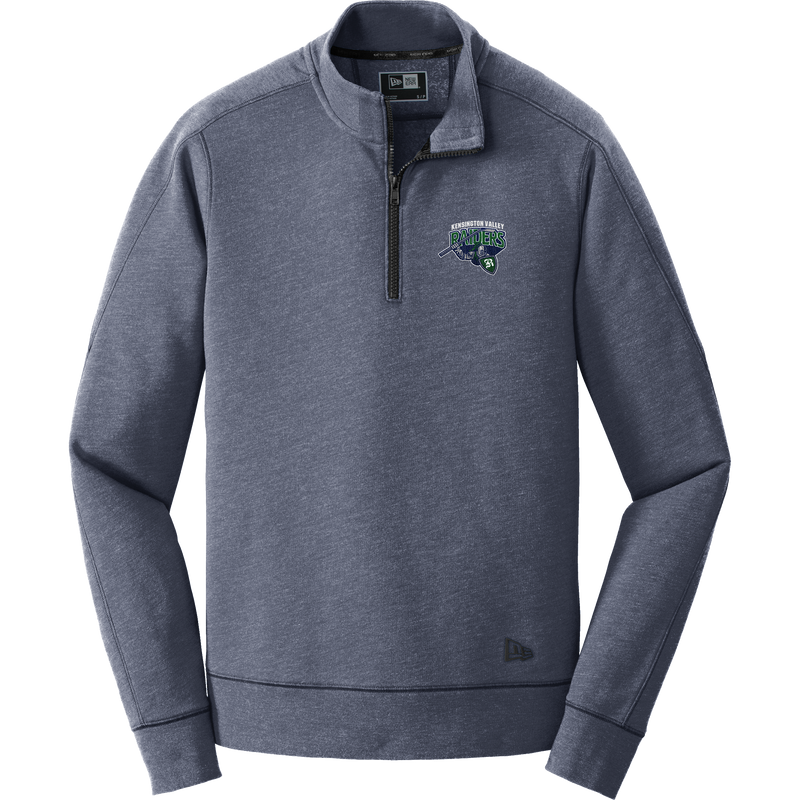 Kensington Valley Raiders New Era Tri-Blend Fleece 1/4-Zip Pullover