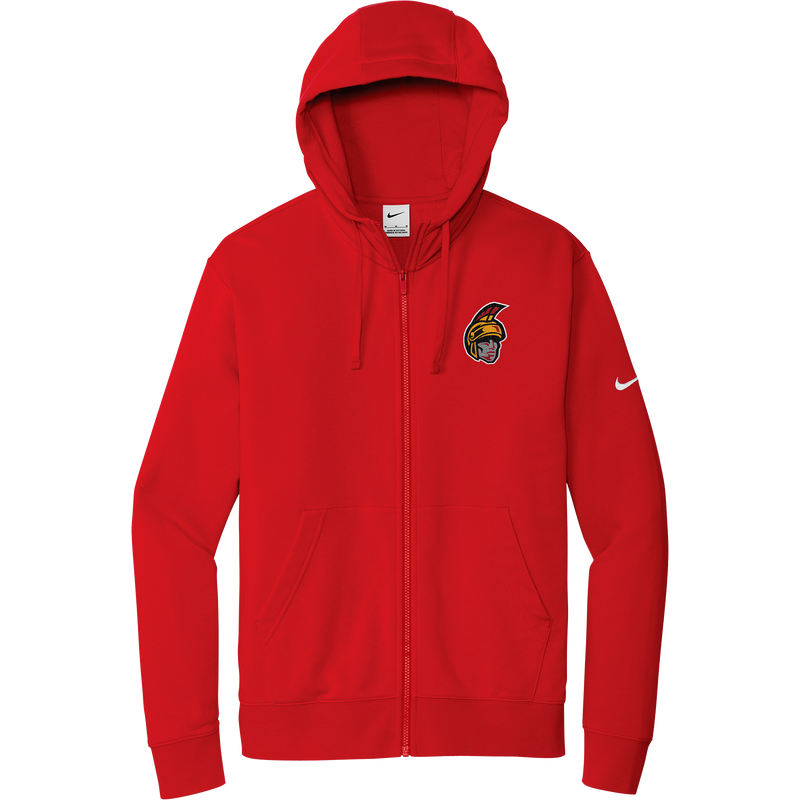 Seacoast Spartans (Ice Hockey) Nike Club Fleece Sleeve Swoosh Full-Zip Hoodie