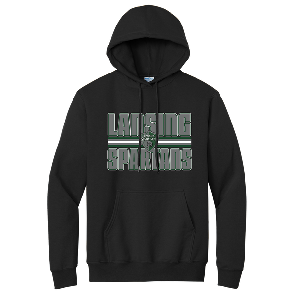 Lansing Spartans Essential Fleece Pullover Hooded Sweatshirt