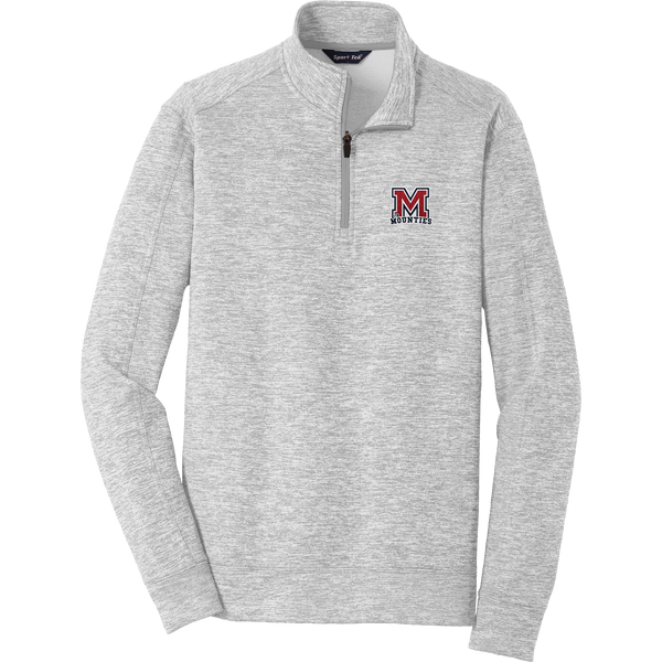 Jr. Mounties PosiCharge Electric Heather Fleece 1/4-Zip Pullover