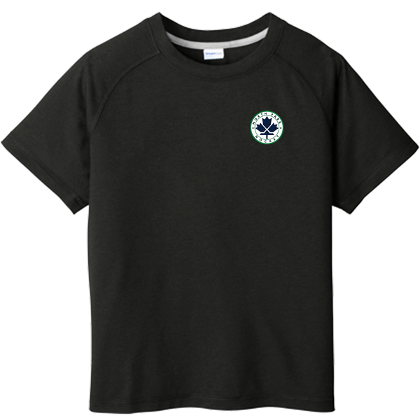 North Park Hockey Youth PosiCharge Tri-Blend Wicking Raglan Tee